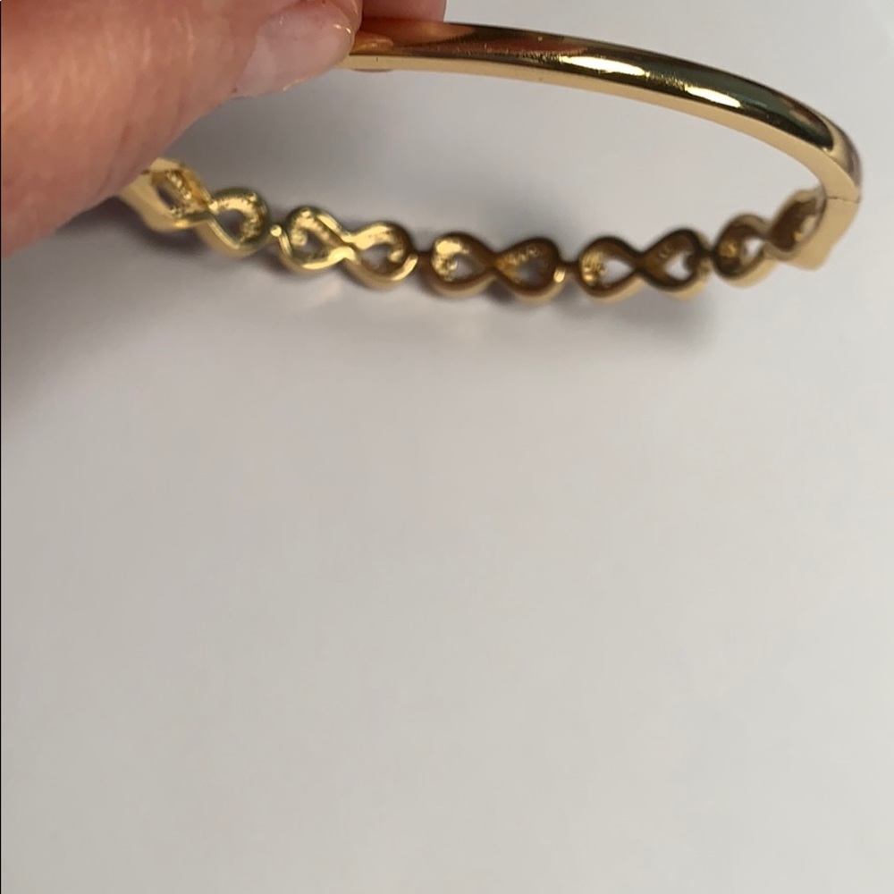 Infinity Gold/Silver Bangle - Picture 4 of 8